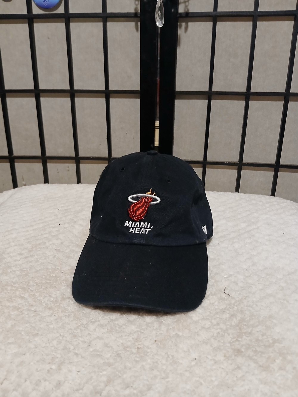 Black Embroidered Logo Baseball Cap